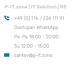 P-IT.zone Vcard